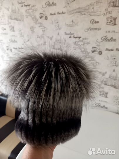 Шапка женская,мех натуральный