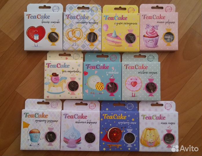 Чай подарочный прессованный Чайные Тортики TeaCake