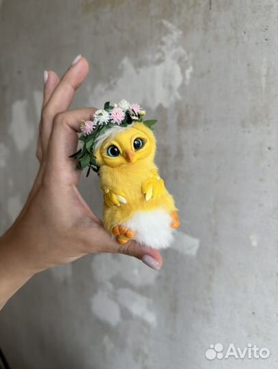 Цыпленок игрушка ручной работы