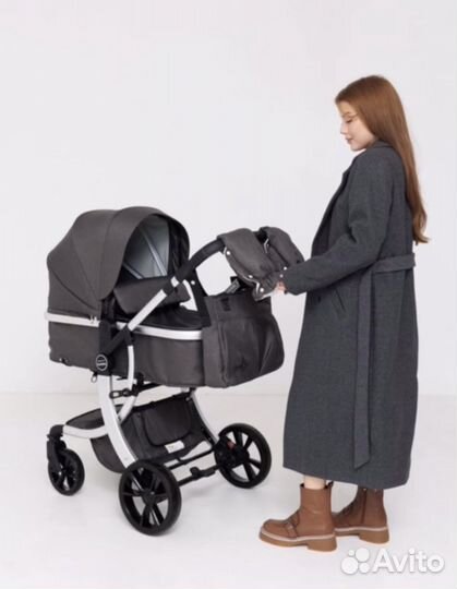 Коляска трансформер Aimile с варежками 2в1 3в1
