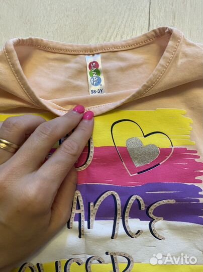 Пакет фирменных вещей на девочку