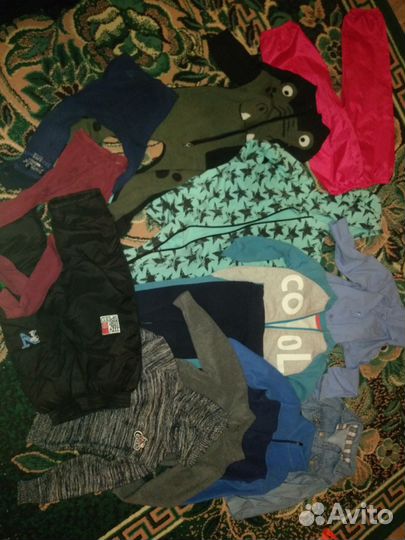 Большой пакет вещей осень 2-3 года мальчик