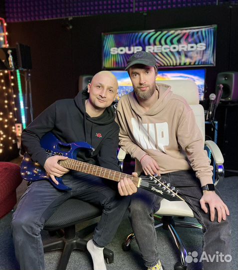 Запись песни на студии звукозаписи