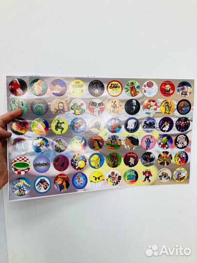 Фишки Кэпсы Кепсы Сотки Поги в виде стикеров