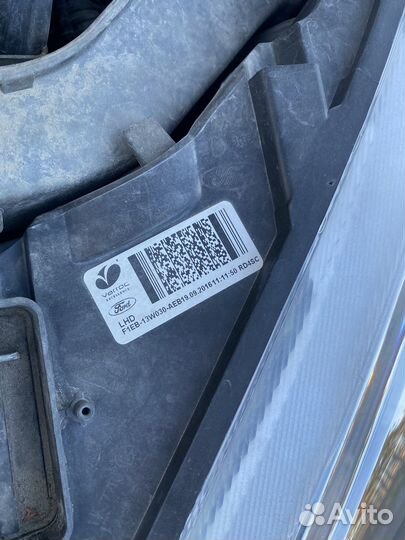 Левая фара Ford focus 3 (рестайлинг) 2016г