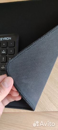 Коврик для мыши и клавиатуры черный