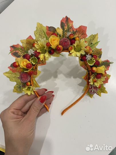 Ободок на праздник осени