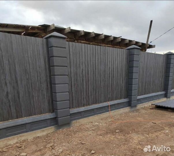 Наборные блоки для забора