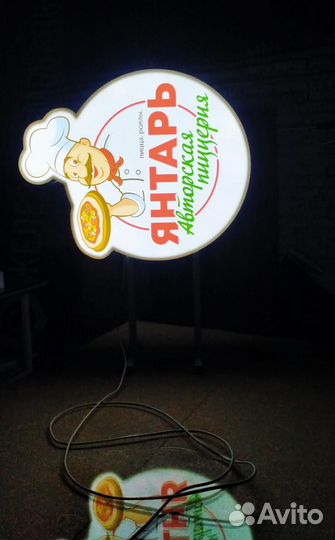 Вывеска световая, Объемные буквы