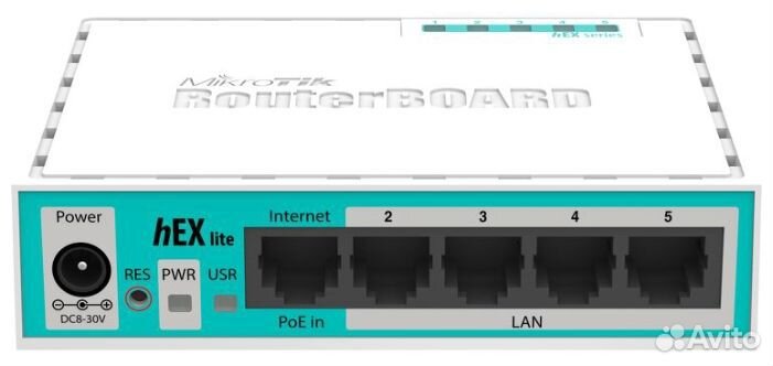 Маршрутизатор MikroTik hEX lite (RB750r2)
