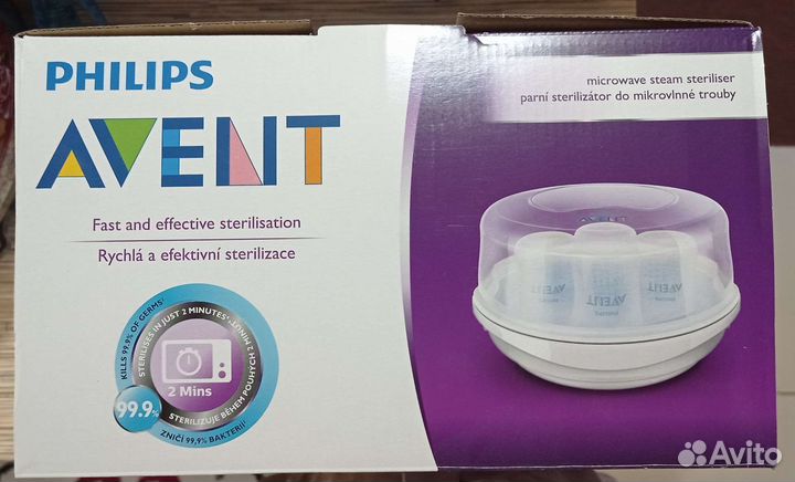 Стерилизатор philips avent для свч