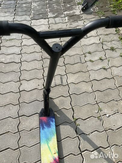 Трюковой самокат scooter с кастом декой
