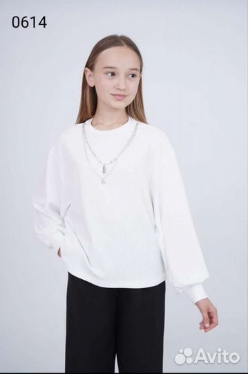 Блузка школьная 146-158см новые