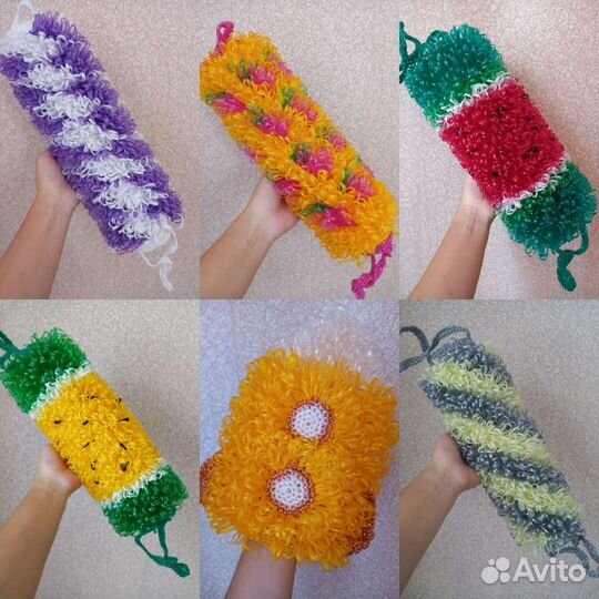 Мочалка ручной работы