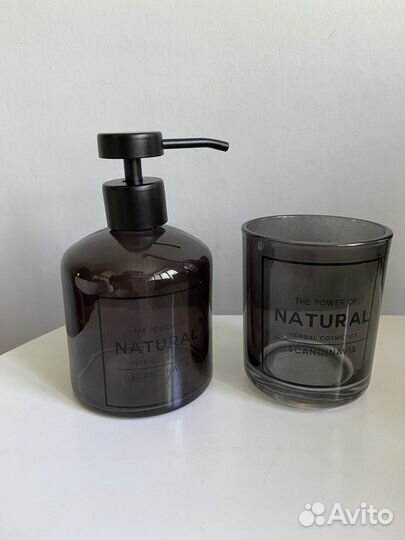 Новый набор для ванной Jysk черный