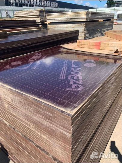 Фанера ламинированная бу