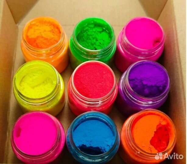 Набор неоновых пигментов 