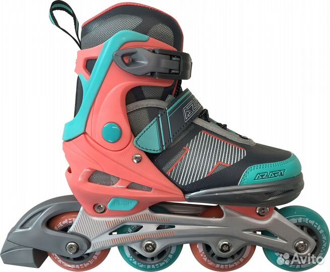 Ролики tech team Azart розовый Soc735