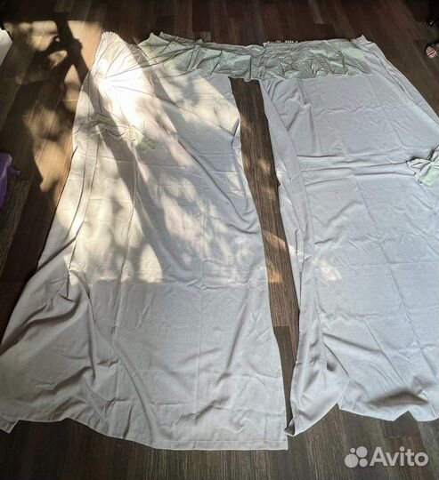 Шторы из льняной ткани Леруа Мерлен