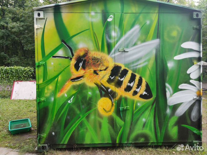 Роспись стен, художественное оформление, граффити