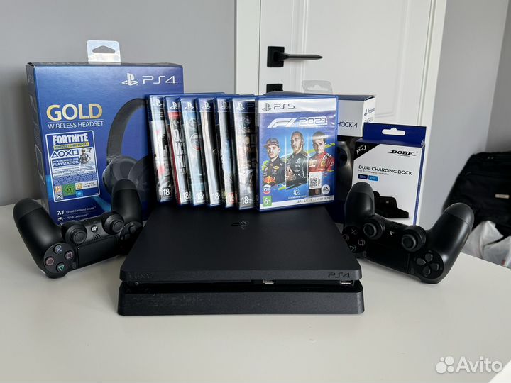 Sony PlayStation 4 ps4 ps 4 slim с играми