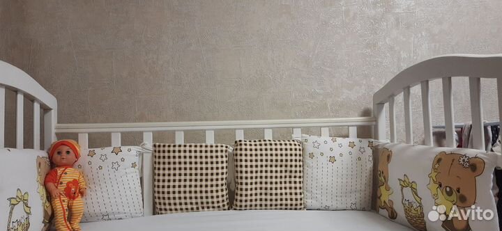 Бортики в детскую кроватку