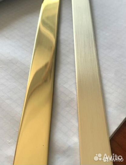 Полоса латунь полированная, вставка