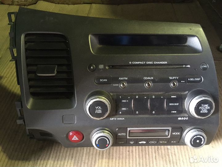 Магнитола honda civic