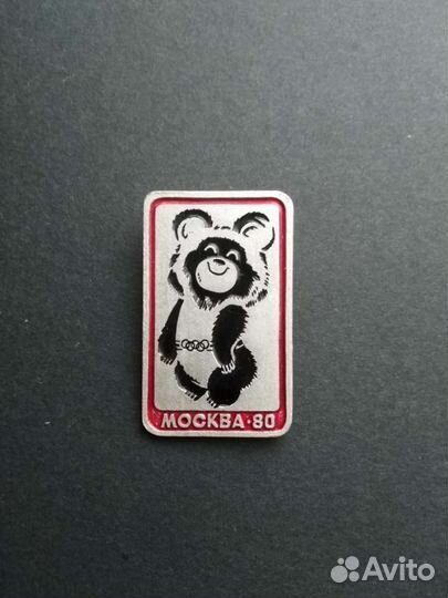 Значки Олимпиада 80, Мишки