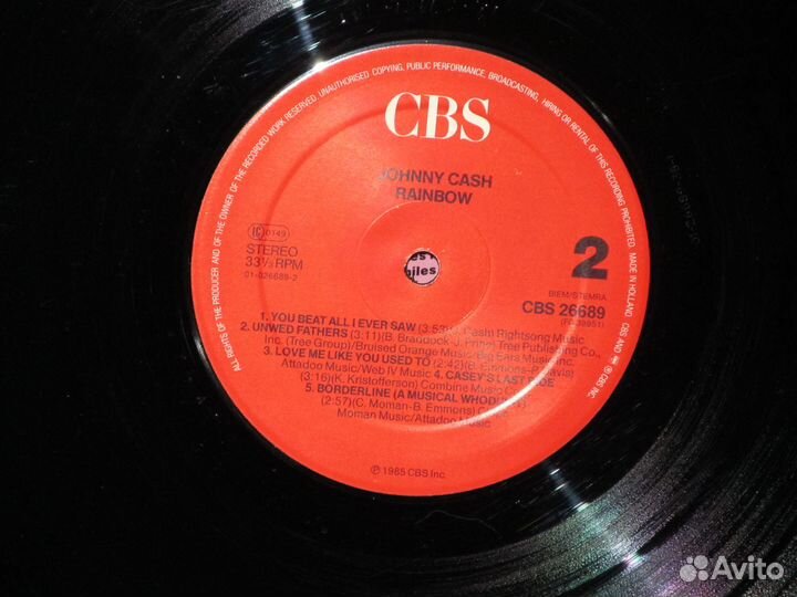 Johnny Cash 1985 Rainbow