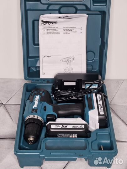 Шуруповёрт Makita 18 В DF488DWE (оригинал, новый)