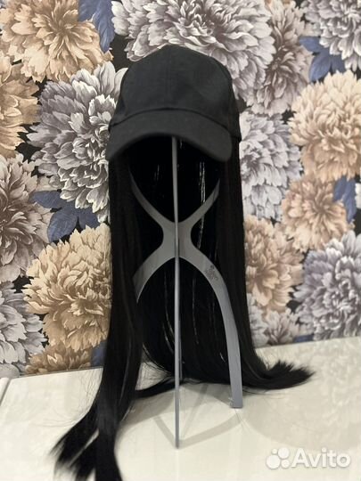 Кепка с волосами