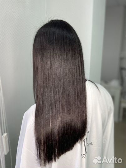 Кератиновое выпрямление