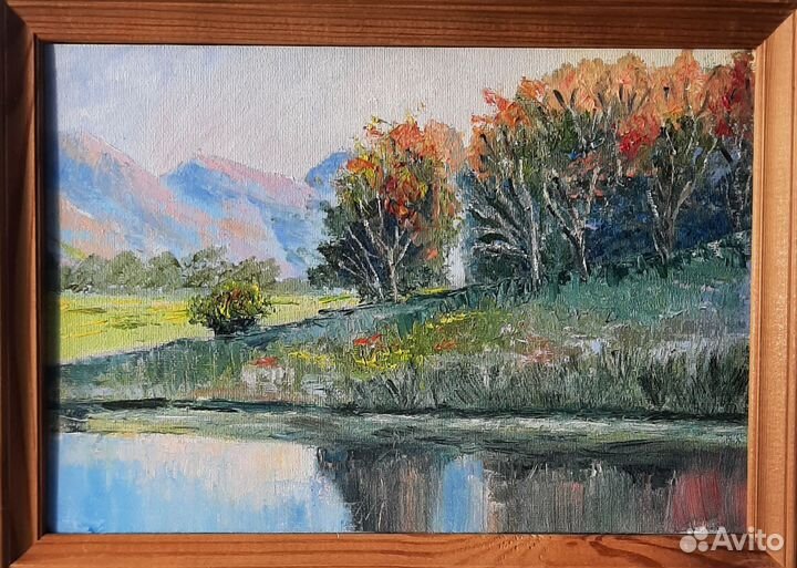 Картина маслом на холсте пейзаж