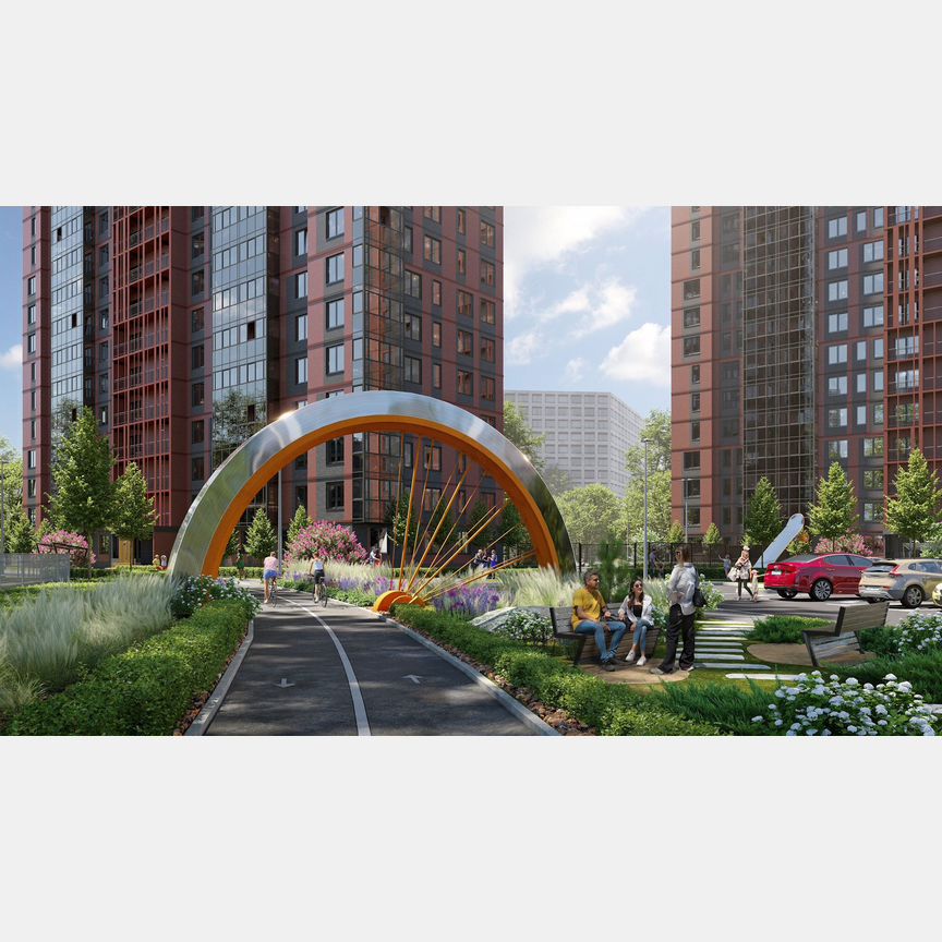 2-к. квартира, 62,5 м², 10/23 эт.