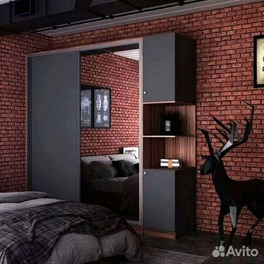 Шкаф купе разных цветов