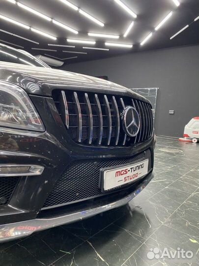 Решетка GT Style+звезда Mercedes GL 166