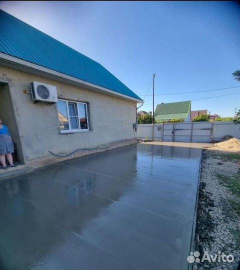 Фундамент Бетонные работы отмостка парковка