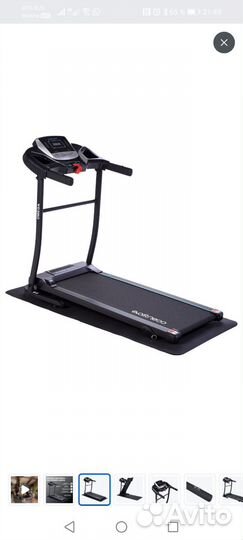 Беговая дорожка электрическая складная до 110 кг