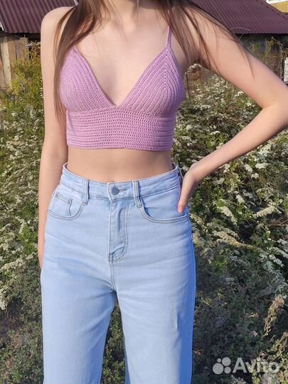 Вязаные топы, кроп-топы, сеточки