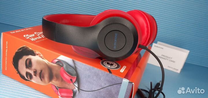 Наушники гарнитура Borofone Star Saund пк Андроид