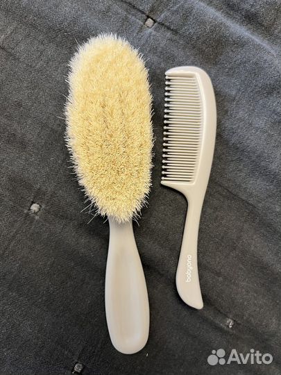 Детская расческа для новорожденных с натур щетиной