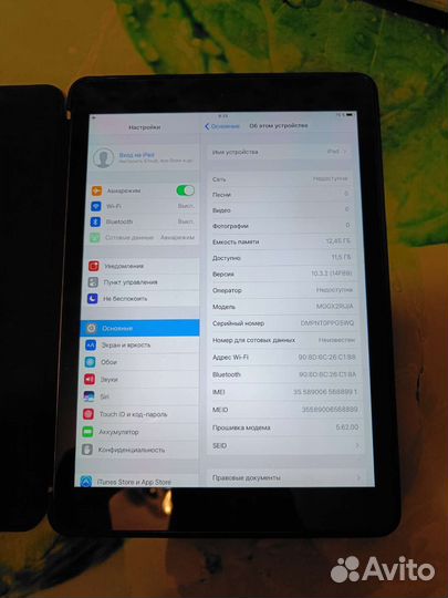 iPad Air 2 16gb Wi-Fi + Cellular