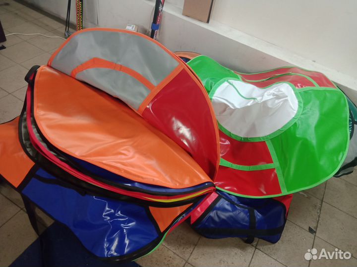 Тюбинг ватрушка 120 см люкс буксир классика пвх