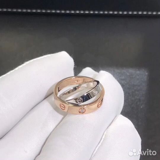 Cartier кольцо Love 0.07ct