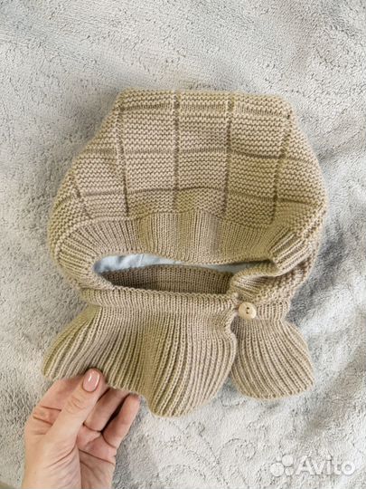 Шапка шлем журавлик