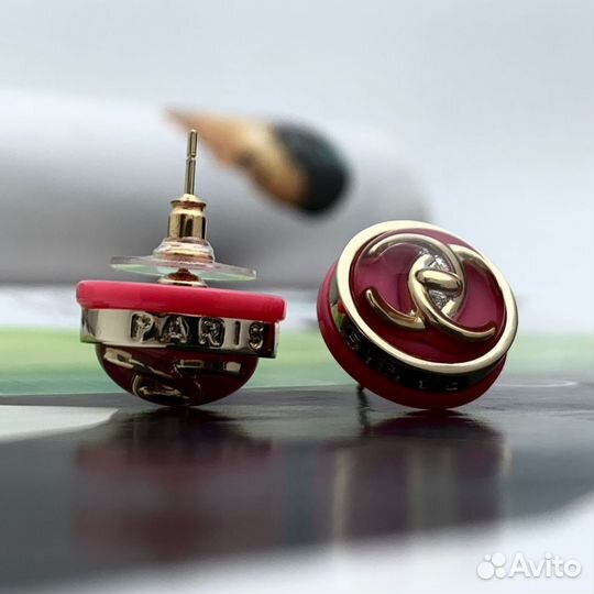 Серьги Chanel Шанель