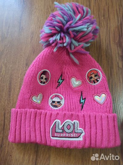 Комплект шапка, шарф девочка