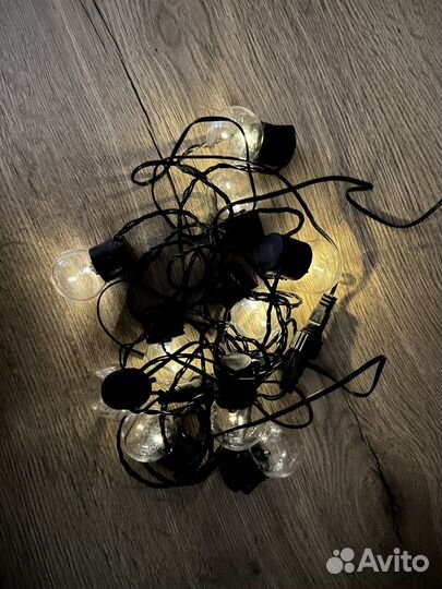 Гирлянда теплый свет