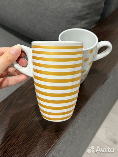 Чайная пара чашки кружки из керамики